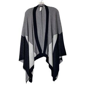 Lululemon Here for Serenity Wrap ActiveYoga Poncho Black Gray Women’s One Size